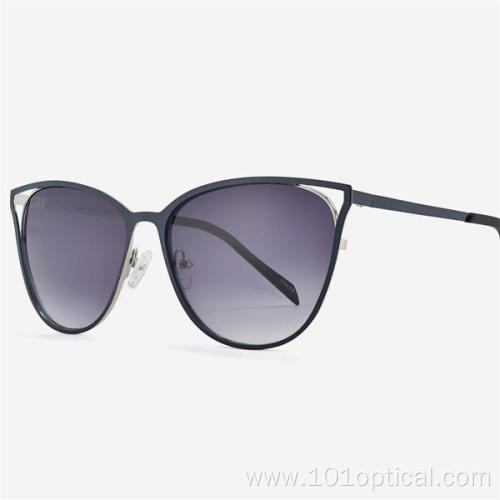 Angular Cat Eye Metal Women's Sunglasses